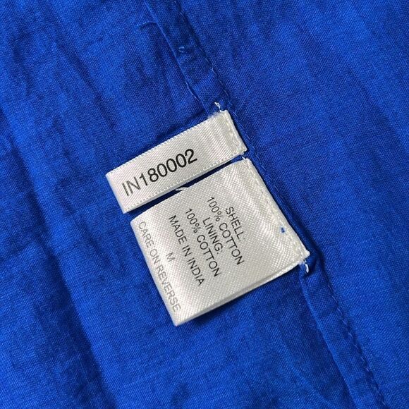 Happy Nature Royal Blue Ruffle Cotton Dress(Size Medium) - Picture 6 of 9